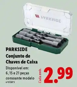 Lidl Parkside Conjunto de Chaves de Caixa promoção