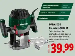 Lidl PARKSIDE Fresadora 1200 W promoção