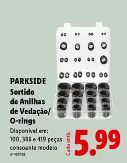Lidl PARKSIDE Sortido de Anilhas de Vedação/O-rings promoção