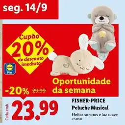 Lidl FISHER-PRICE Peluche Musical promoção