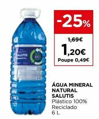 El Corte Inglés Água promoção