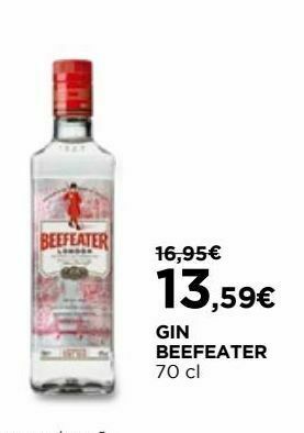El Corte Inglés Gin beefeater promoção