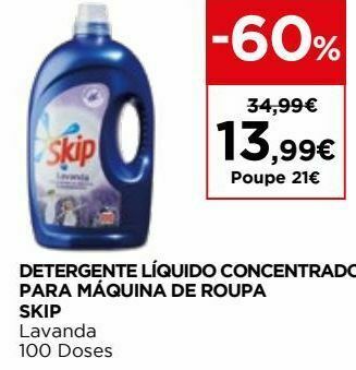 El Corte Inglés Detergente líquido skip promoção