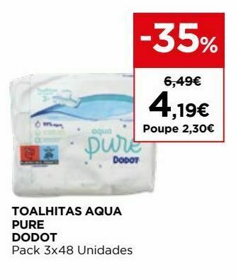 El Corte Inglés Toalhas umedecidas dodot promoção