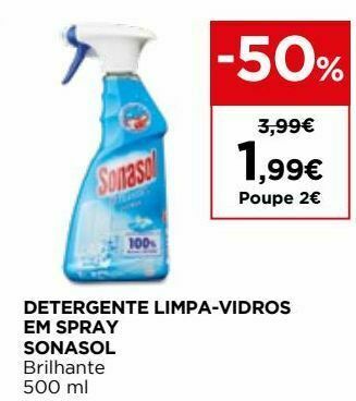 El Corte Inglés Limpador de vidro sonasol promoção