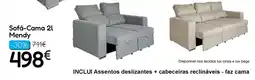 Hiper Centro do Móvel Sofá-Cama Mendy promoção