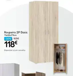 Hiper Centro do Móvel Roupeiro 2P Basic promoção
