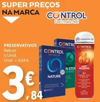 E.Leclerc Preservativos control nature promoção