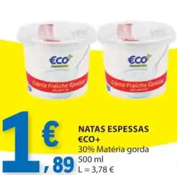 E.Leclerc Natas espessas €co+ promoção
