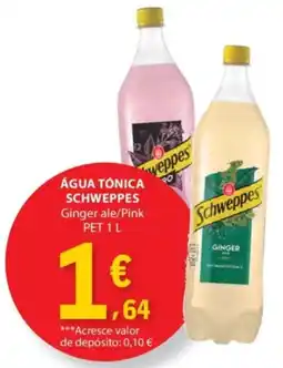 E.Leclerc Água tônica schweppes ginger ale/pink promoção
