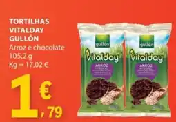 E.Leclerc Tortilhas vitalday gullón arroz e chocolate promoção