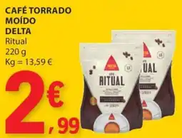 E.Leclerc Café torrado moído delta ritual promoção