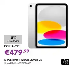 Radio Popular apple ipad 11 128gb silver 25 promoção