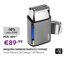 Radio Popular máquina barbear babyiss fs996de promoção