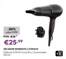 Radio Popular Secador rowenta cv591lf0 promoção