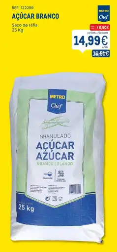 Makro Açúcar branco metro chef promoção
