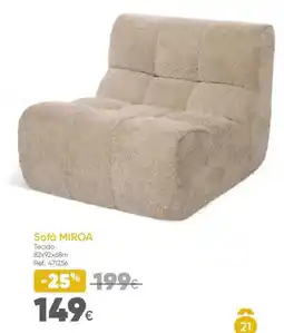 Hôma Sofá Miroa promoção