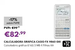 Radio Popular calculadora gráfica casio fx 9860 giii promoção
