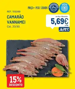 Makro Camarão vannamei promoção