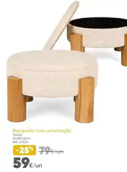 Hôma Banqueta com arrumação promoção