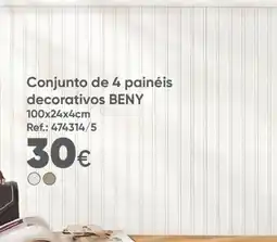 Hôma Conjunto de 4 painéis Decorativos Beny promoção