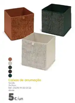Hôma Caixas de arrumação promoção