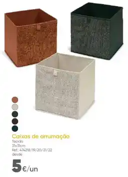 Hôma Caixas De Arrumação Tecido promoção