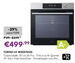 Radio Popular Forno lg wsed7612s promoção