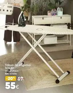 Hôma Tábua de engomar solid promoção