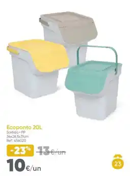 Hôma Ecoponto 20L promoção
