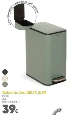 Hôma Balde do lixo delta slim promoção