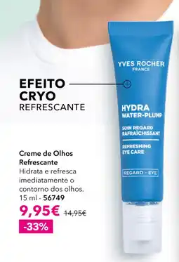 Yves Rocher Yves Rocher Creme de Olhos Refrescante promoção