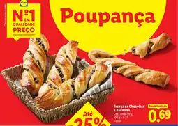 Lidl Trança de Chocolate e Baunilha promoção