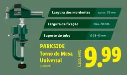 Lidl parkside torno de mesa universal promoção