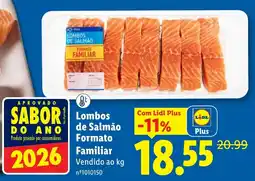 Lidl Lombos de Salmão Format Familiar promoção