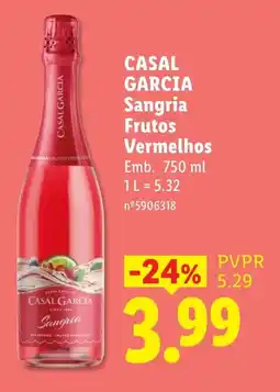 Lidl Casal Garcia sangria frutos vermelhos promoção