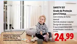 Lidl Safety 1st grade de proteção para criança promoção