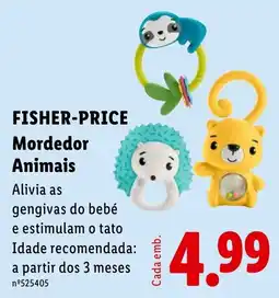 Lidl fisher-price mordedor animais promoção