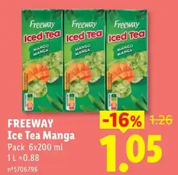 Lidl Freeway Ice Tea Manga promoção