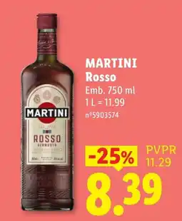 Lidl martini rosso promoção