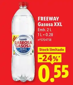 Lidl Freeway gaseosa xxl promoção