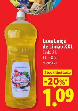 Lidl Therlimpa lava loiça de limão xxl promoção