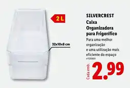 Lidl Silvercrest caixa organizadora para frigorífico promoção