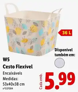 Lidl Cesto Flexível promoção