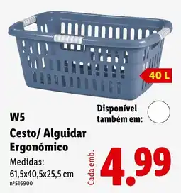 Lidl Cesto/ Alguidar Ergonómico promoção
