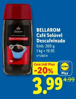 Lidl Bellarom Café Solúvel Descafeinado promoção