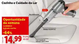 Lidl Aspirador sem Fios Cleanmaxx promoção