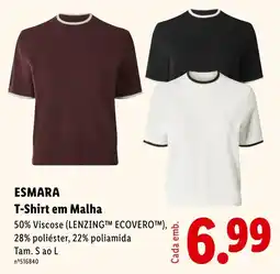 Lidl Esmara t-shirt em malha promoção