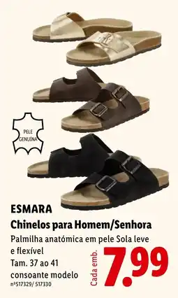 Lidl Esmara chinelo para homem/senhora promoção