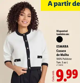 Lidl Esmara casaco de malha promoção